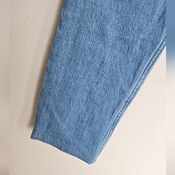 Levi's 70's High Waist Slim Straight Light Washed size 25 blank red label - Picture 8 of 16